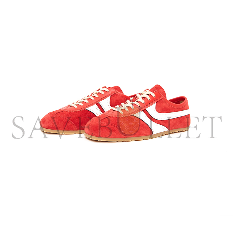 DRIES VAN NOTEN SUEDE LEATHER TRAINER RED 252-021726