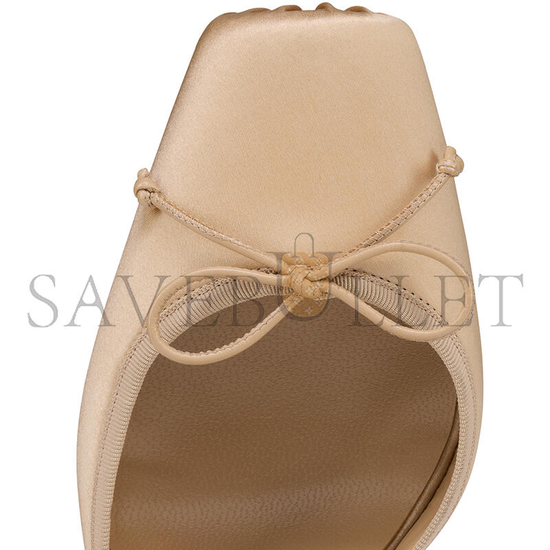 CHRISTIAN LOUBOUTIN CASSIA LACE UP100 MM STRAPPY PUMPS CREPE SATIN NUDE 1 WOMEN 1250498N247 CHRISTIAN LOUBOUTIN CASSIA LACE UP100 MM STRAPPY PUMPS CREPE SATIN NUDE 1 WOMEN 1250498N247