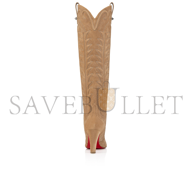 CHRISTIAN LOUBOUTIN SANTIA BOTTA85 MM BOOTS VEAU VELOURS LIONNE WOMEN 3240899F486