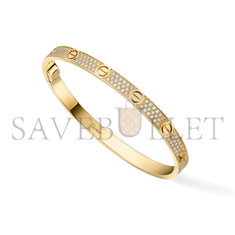 CARTIER LOVE BRACELET, MEDIUM MODEL, PAVED N6736817 CARTIER LOVE BRACELET, MEDIUM MODEL, PAVED N6736817