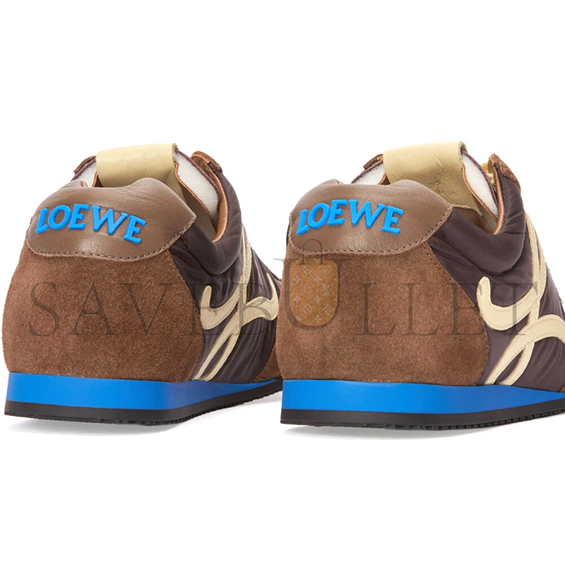 LOEWE BALLET RUNNER 2.0 IN NYLON AND CALFSKIN MBR2282X01 LOEWE BALLET RUNNER 2.0 IN NYLON AND CALFSKIN MBR2282X01