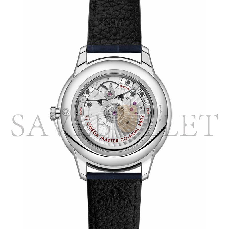 OMEGA DE VILLEPRESTIGE41 MM, STEEL ON LEATHER STRAP 434.13.41.20.03.001 OMEGA DE VILLEPRESTIGE41 MM, STEEL ON LEATHER STRAP 434.13.41.20.03.001
