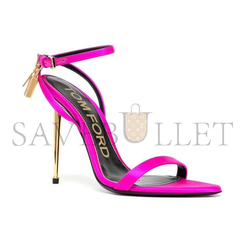 TOM FORD PADLOCK LEATHER SANDALS W2272J