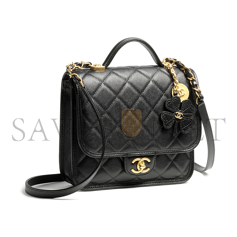 CHANEL BACKPACK GRAINED SHINY CALFSKIN & GOLD-TONE METAL BLACK AS5715 (22*19.5*7cm) CHANEL BACKPACK GRAINED SHINY CALFSKIN & GOLD-TONE METAL BLACK AS5715 (22*19.5*7cm)