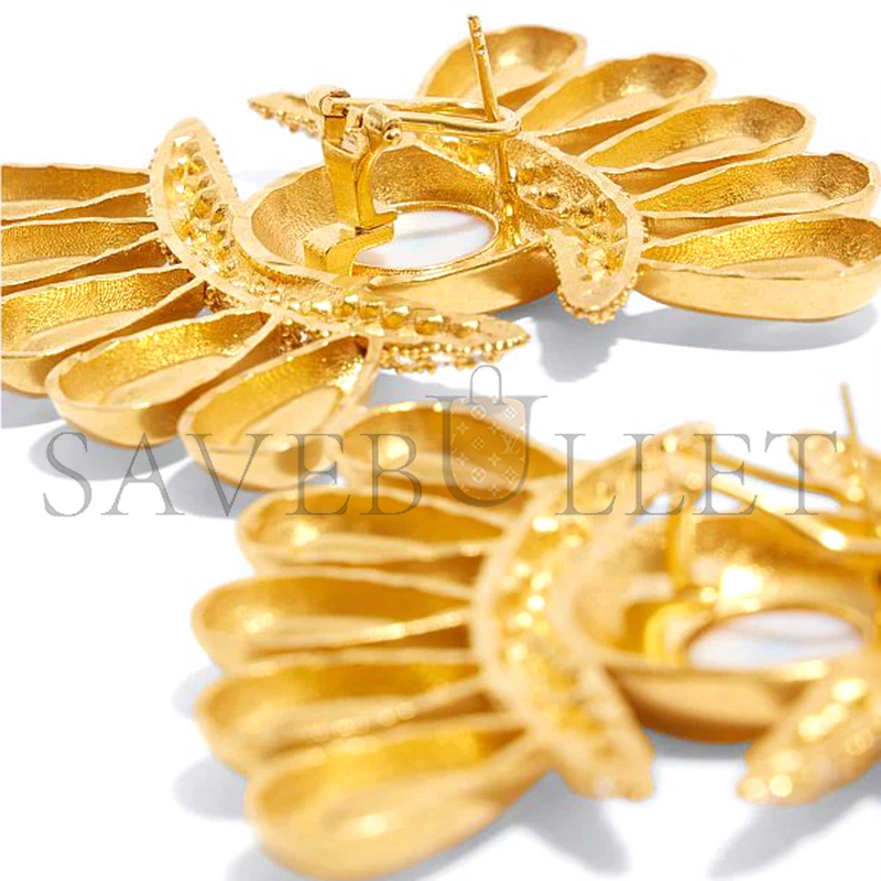 SCHIAPARELLI RHINESTONE EYELASH EARRINGS PE22BI49S