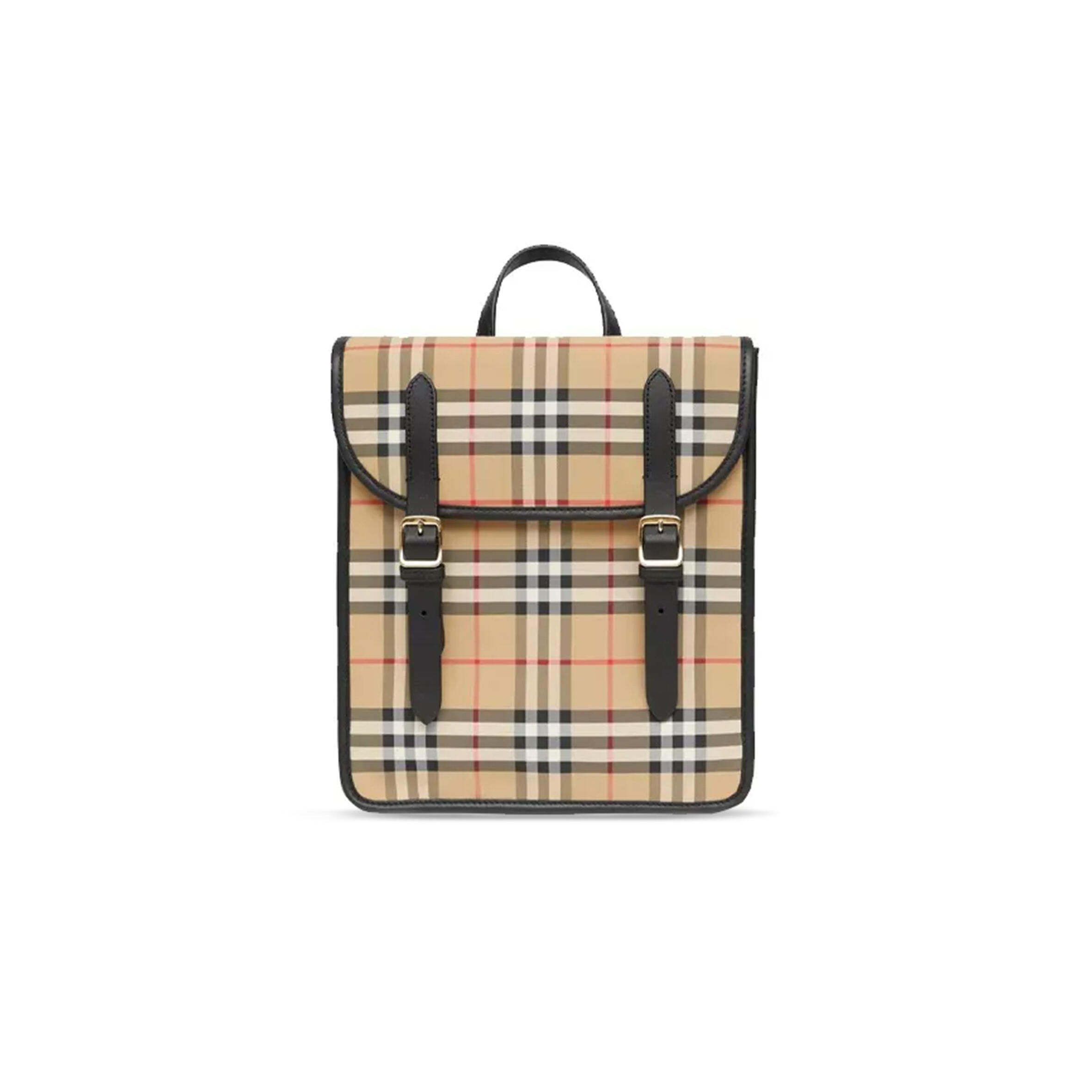 BURBERRY PLAID NYLON BACKPACK 8037127 (29*25*9cm)