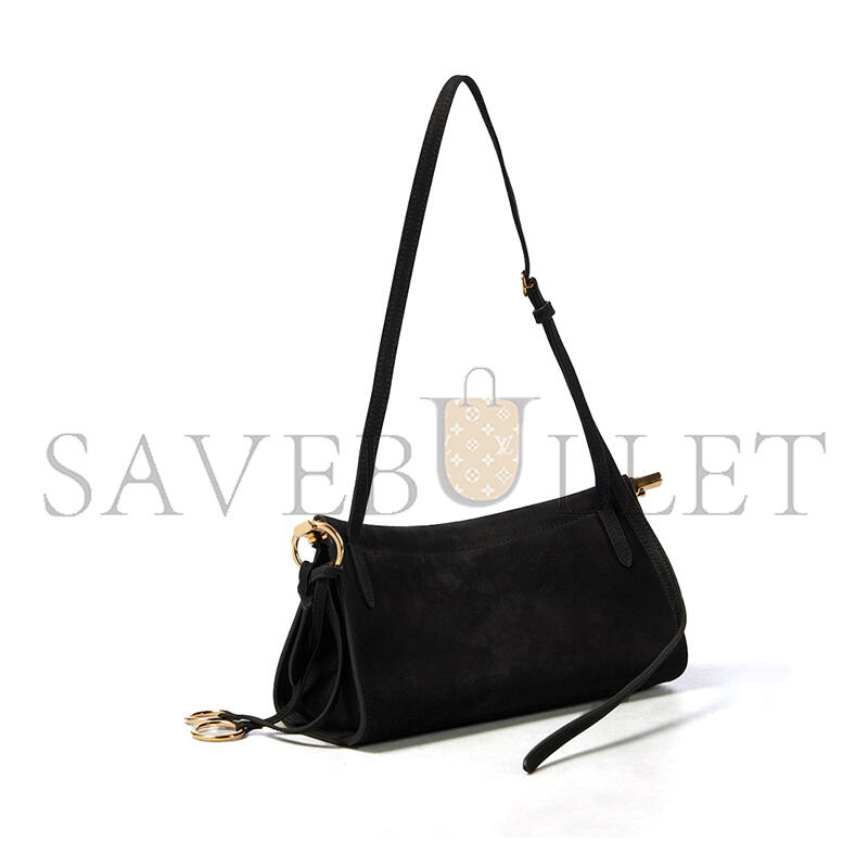 ALAÏA LE CLICK EAST WEST SMALL BAG IN NUBUCK (25*12.5*7cm) 