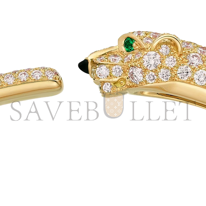 CARTIER PANTHÈRE DE CARTIER BRACELET, SMALL MODEL, HALF-PAVED N6718117