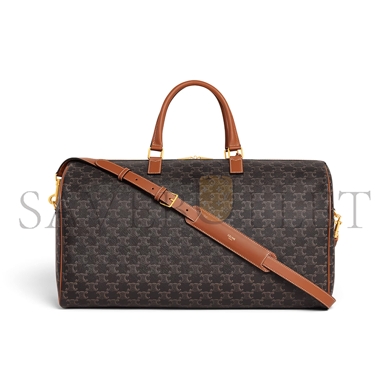 CELINE LARGE TRAVEL BAG IN TRIOMPHE CANVAS WITH CELINE PRINT 191472CYX.04LU (50*27*23cm)