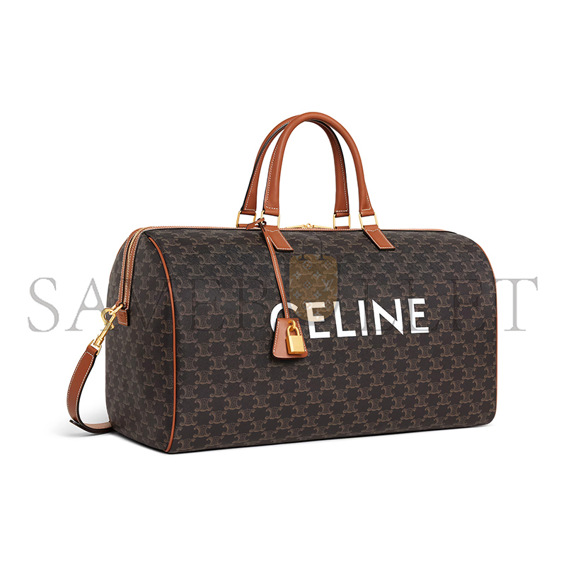 CELINE LARGE TRAVEL BAG IN TRIOMPHE CANVAS WITH CELINE PRINT 191472CYX.04LU (50*27*23cm)
