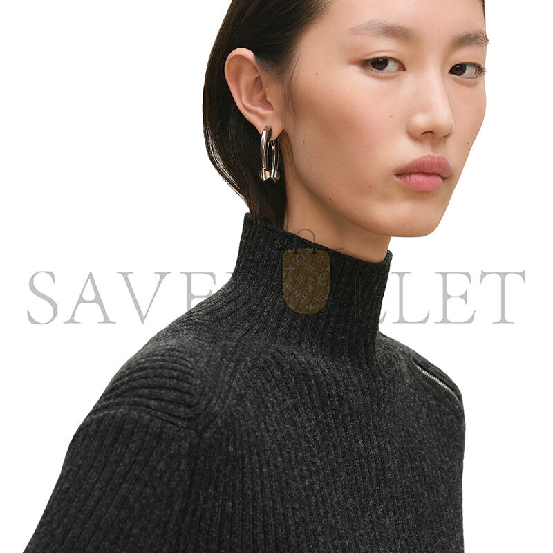 HERMES LONG-SLEEVE CROPPED SWEATER H5H2658DAFV40