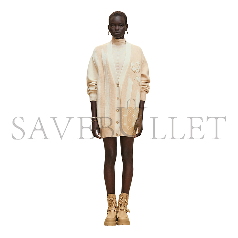 HERMES LONG-SLEEVE LONG CARDIGAN H5H2724D9A336