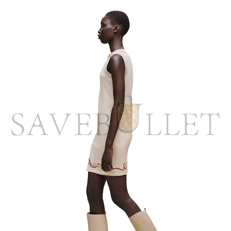 HERMES SLEEVELESS TUNIC DRESS H6E2552DCMV36