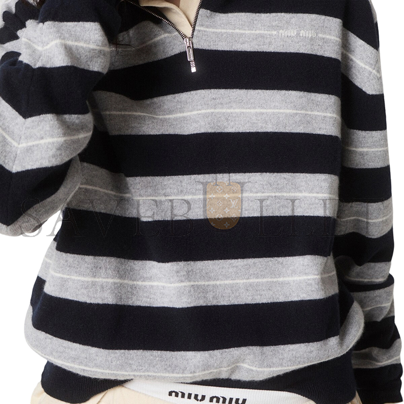 MIU MIU CASHMERE POLO SHIRT MML02H