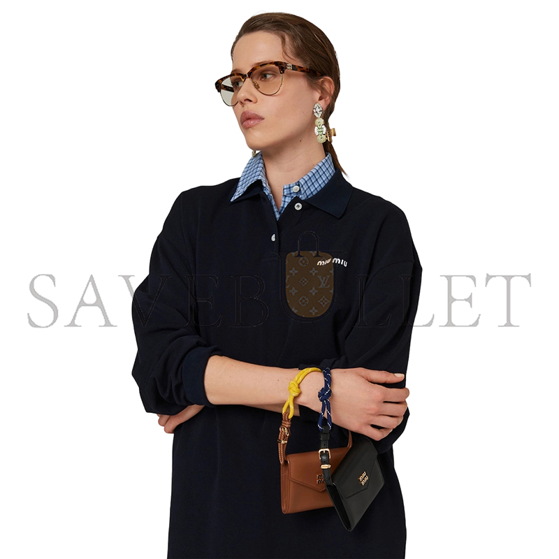MIU MIU COTTON PIQUÉ POLO SHIRT MJL019
