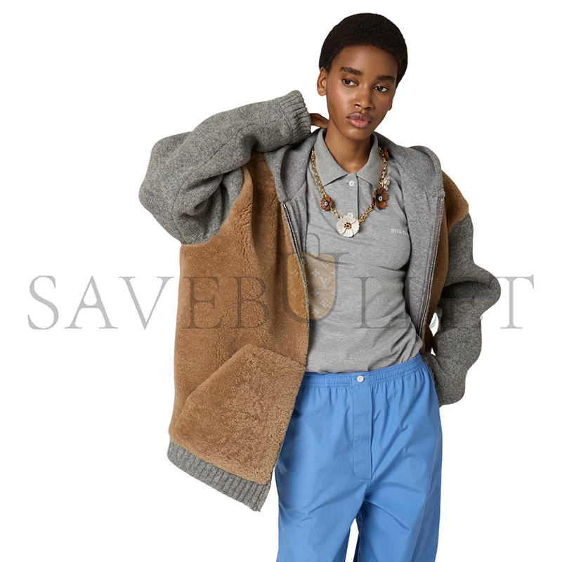 MIU MIU JERSEY POLO SHIRT MJL054