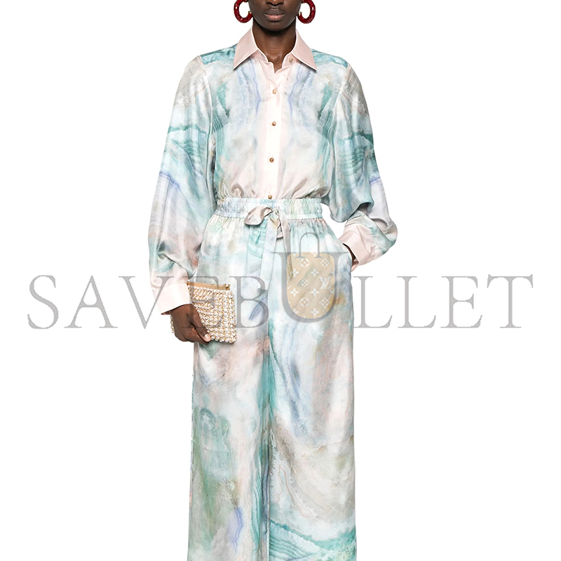 ZIMMERMANN ILLUMINATE SILK SHIRT 4028TS251