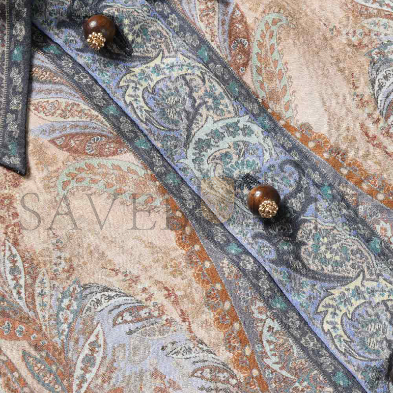 ZIMMERMANN WANDERLUST SHORT SLEEVE SHIRT 8624TRS262