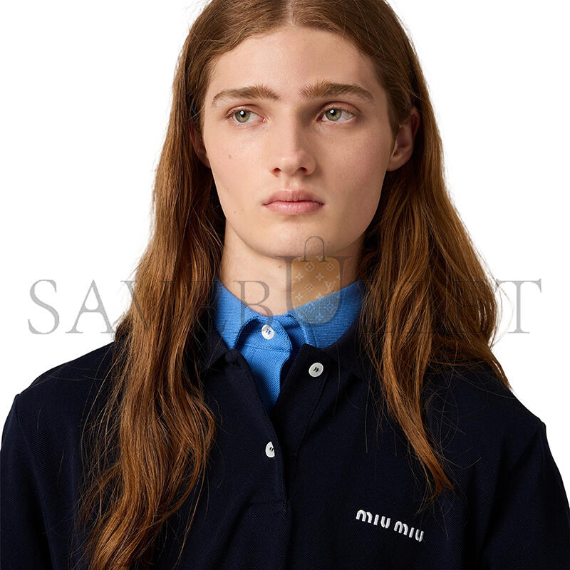 MIU MIU COTTON PIQUÉ DRESS MF5985