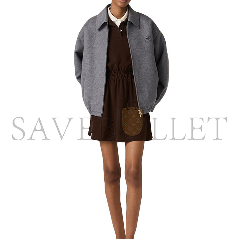 MIU MIU COTTON PIQUÉ MINI-DRESS MF5984