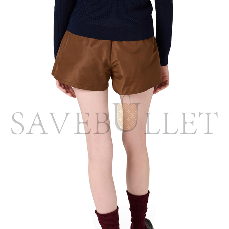 MIU MIU TECHNICAL DRAWSTRING SHORTS MP1809