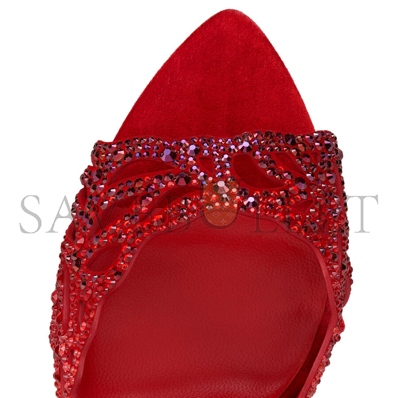 CHRISTIAN LOUBOUTIN LASERA STRASS MULE 100 MM MULES 3250730R856 CHRISTIAN LOUBOUTIN LASERA STRASS MULE 100 MM MULES 3250730R856
