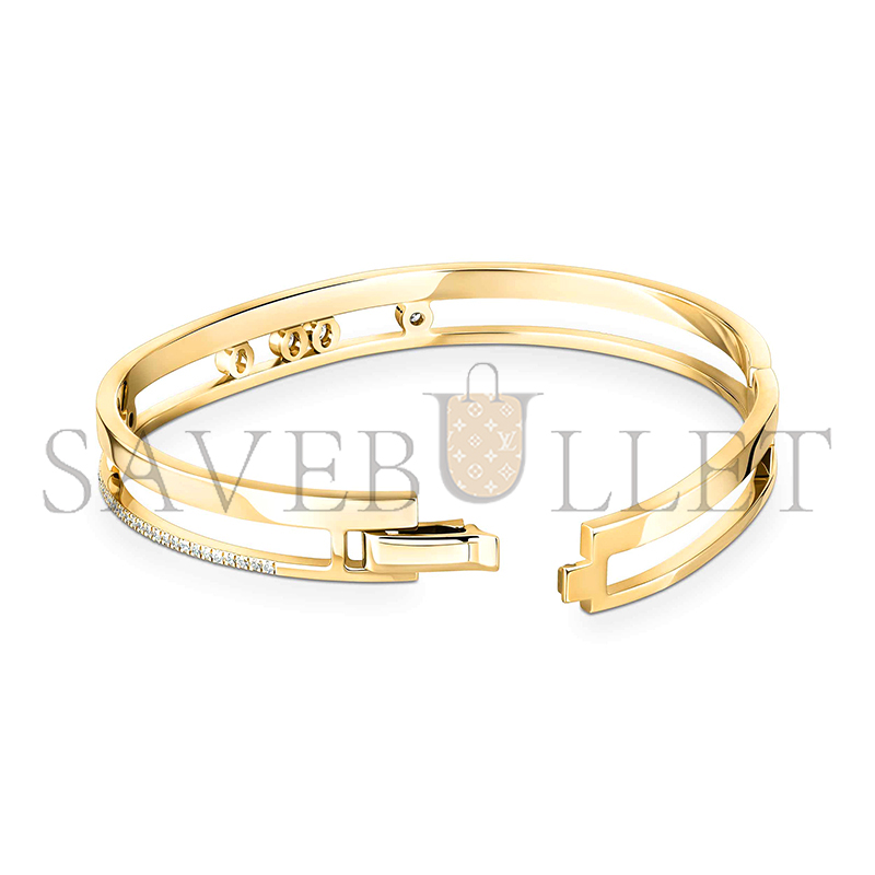 MESSIKA MOVE ROMANE BANGLE YELLOW GOLD DIAMOND BRACELET 06514-YG