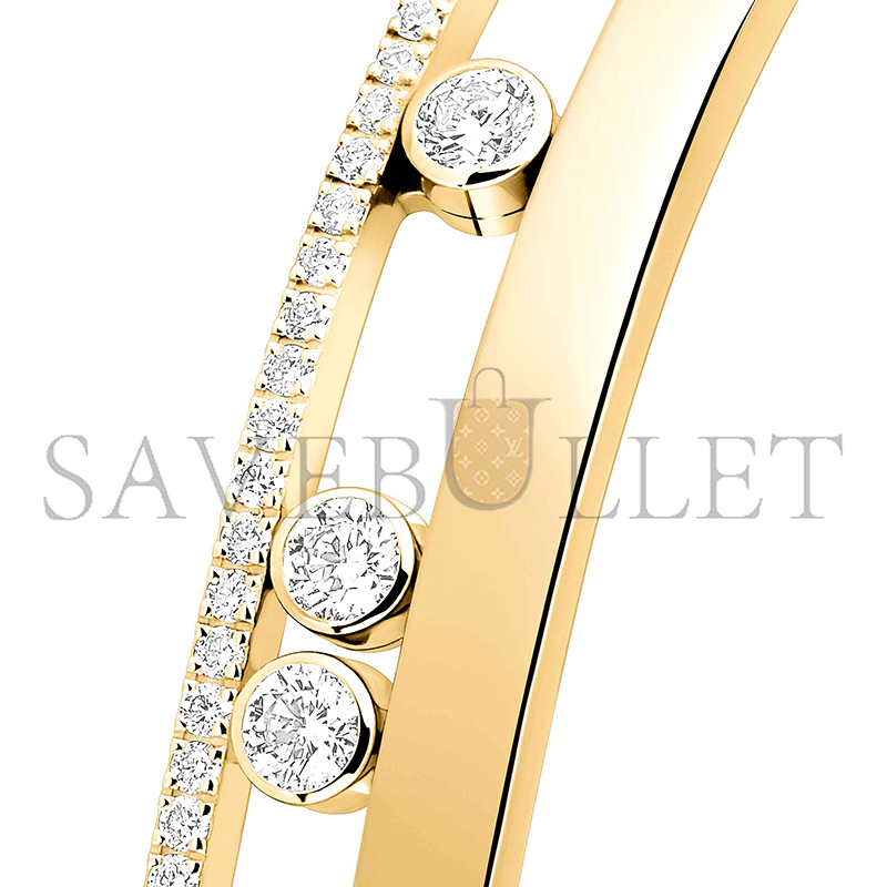 MESSIKA MOVE ROMANE BANGLE YELLOW GOLD DIAMOND BRACELET 06514-YG