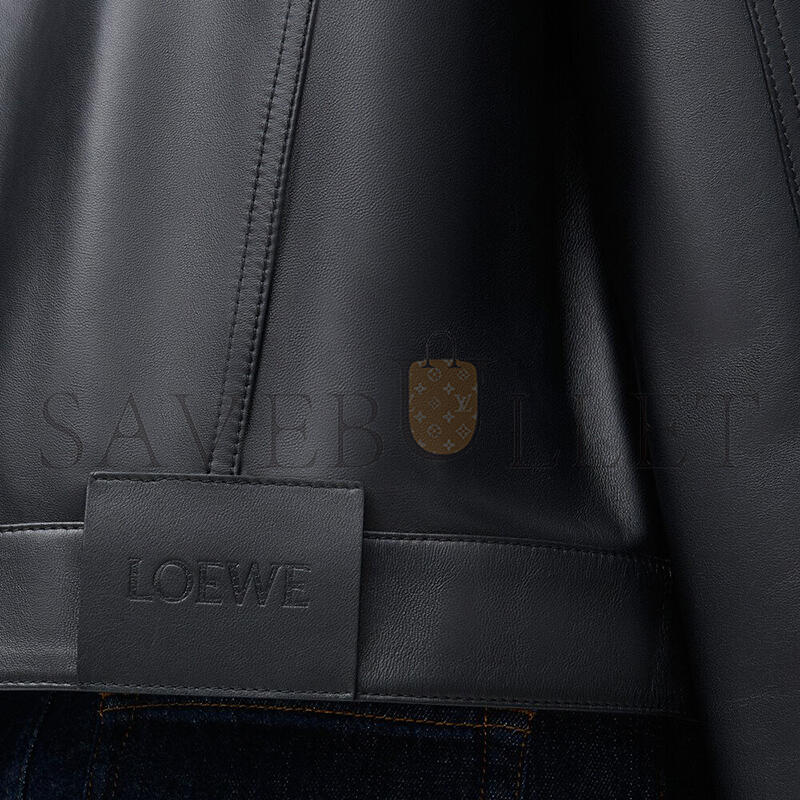 LOEWE CARDIGAN IN NAPPA LAMBSKIN S359Y34LA6