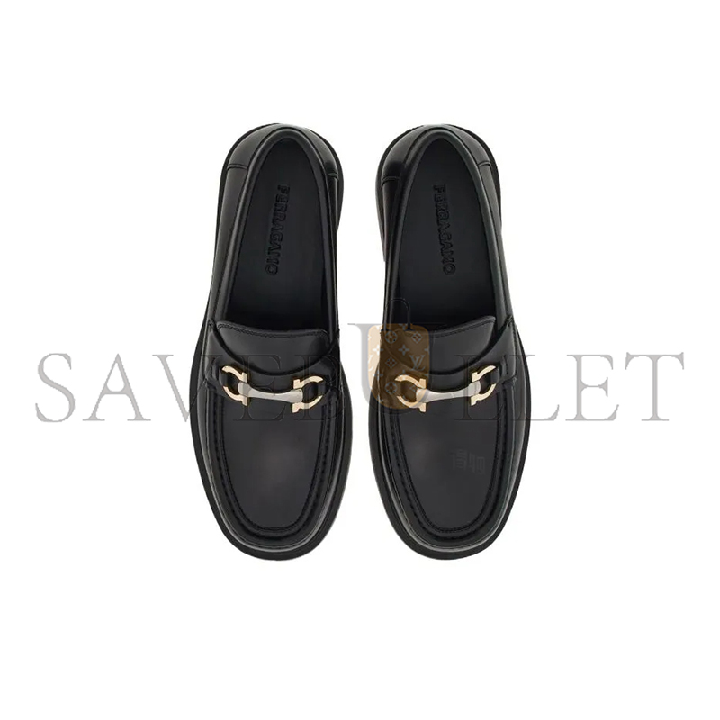 FERRAGAMO GANCINI DECORATED MEN'S LOAFERS 022300
