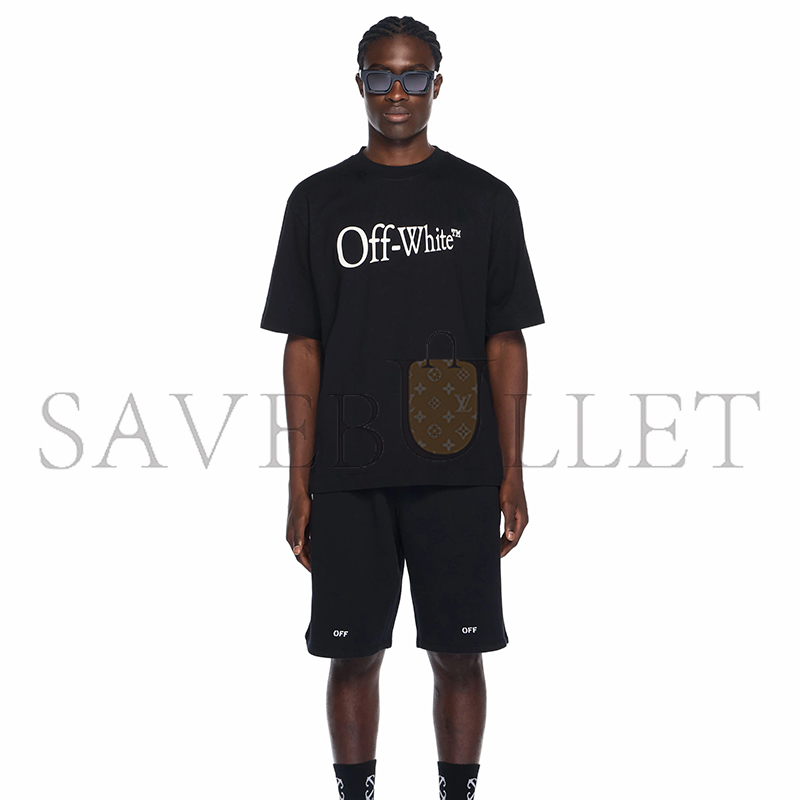OFF-WHITE RUN ARROW SKATE LOGO T-SHIRT OMAA120F25JER00F1001