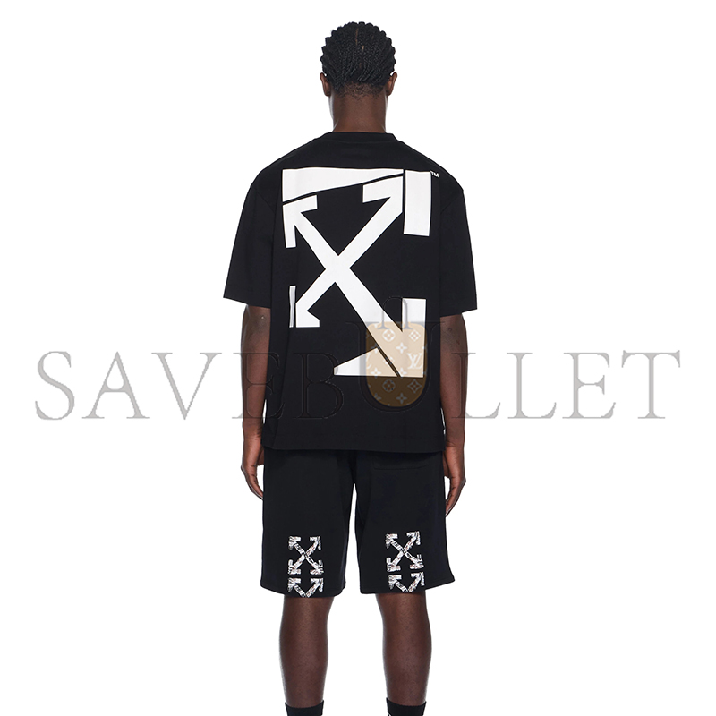OFF-WHITE RUN ARROW SKATE LOGO T-SHIRT OMAA120F25JER00F1001