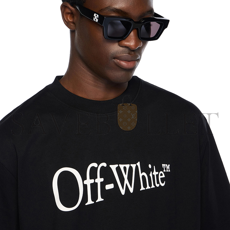 OFF-WHITE RUN ARROW SKATE LOGO T-SHIRT OMAA120F25JER00F1001
