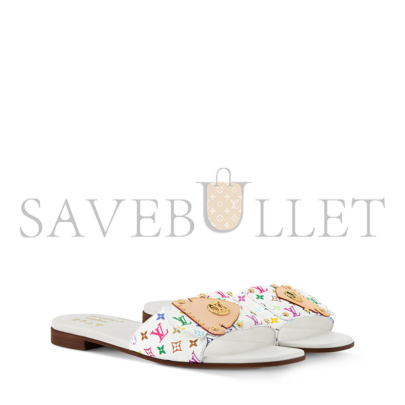 LOUIS VUITTON MURAKAMI LV X TM LV FRAME FLAT MULE 1AJJYL