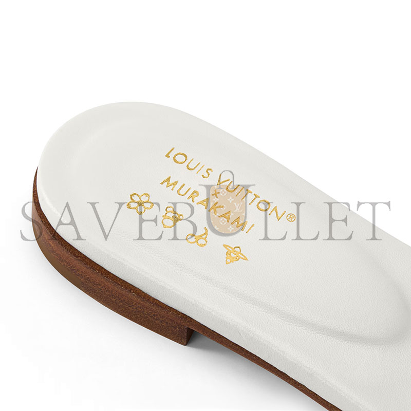 LOUIS VUITTON MURAKAMI LV X TM LV FRAME FLAT MULE 1AJJYL