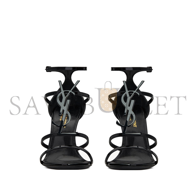 YSL CASSANDRA SANDALS IN PATENT LEATHER 6301090NPVV1000