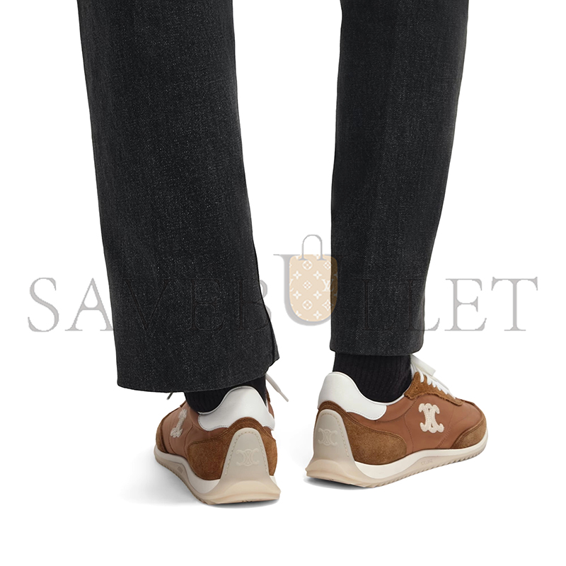 CELINE RACER SNEAKER IN NYLON, SUEDE CALFSKIN AND CALFSKIN 364365257C.03AA