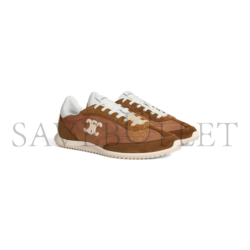 CELINE RACER SNEAKER IN NYLON, SUEDE CALFSKIN AND CALFSKIN 364365257C.03AA