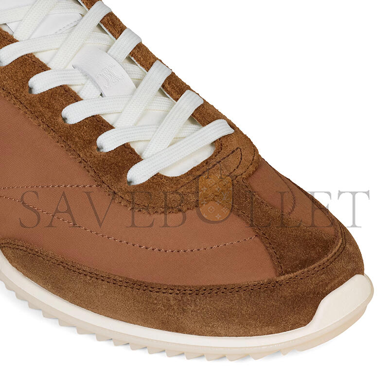 CELINE RACER SNEAKER IN NYLON, SUEDE CALFSKIN AND CALFSKIN 364365257C.03AA