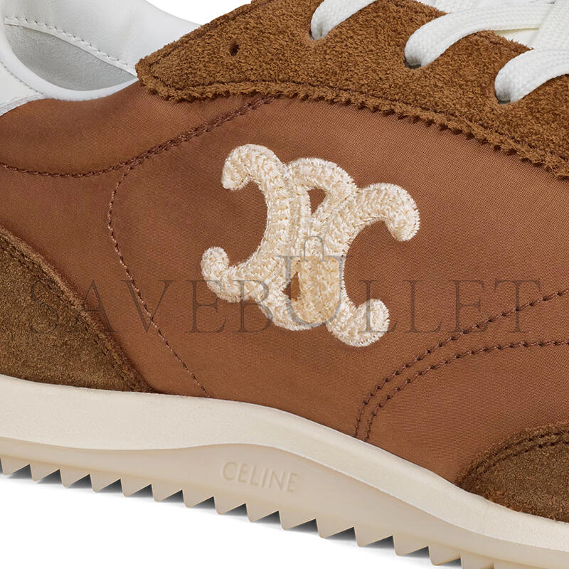CELINE RACER SNEAKER IN NYLON, SUEDE CALFSKIN AND CALFSKIN 364365257C.03AA
