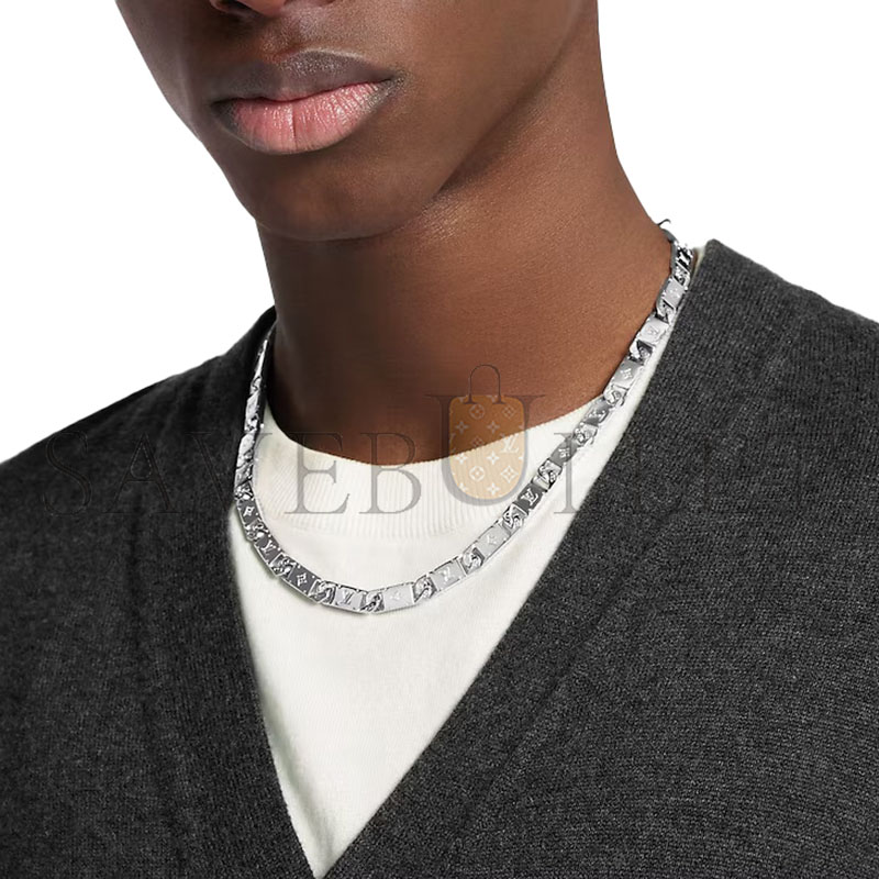 LOUIS VUITTON MONOGRAM TIED UP NECKLACE M00919