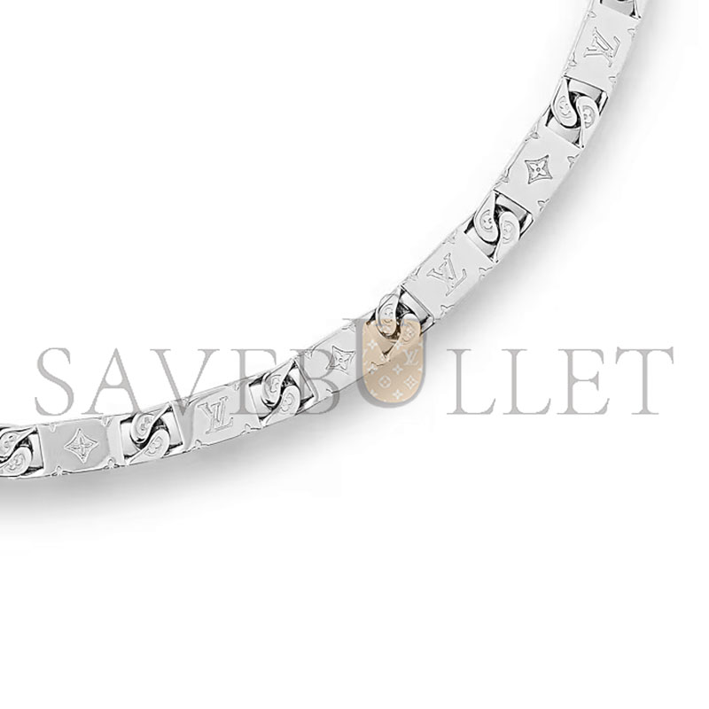 LOUIS VUITTON MONOGRAM TIED UP NECKLACE M00919