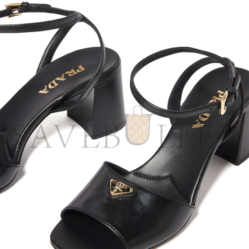 PRADA NAPPA LEATHER SANDALS
