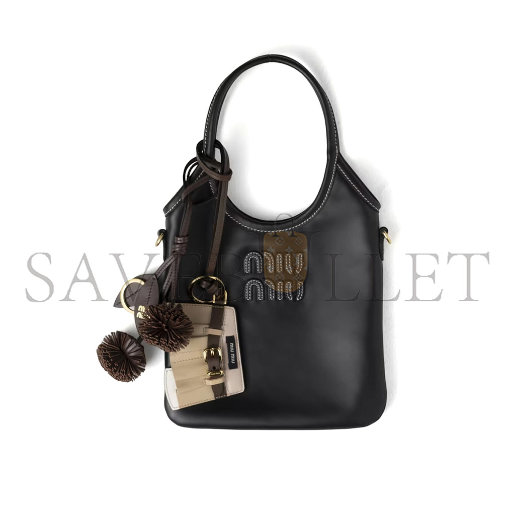 MIUMIU LEATHER KEYCHAIN CHARM 5TL531