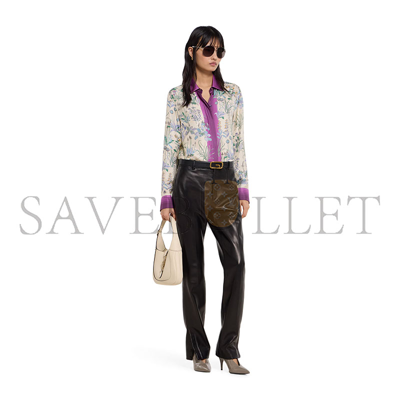 GUCCI PRINTED SILK TWILL SHIRT 856092